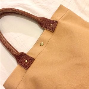J Crew Big Canvas Tote Bag